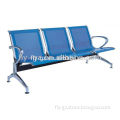 Office use Comfortable metal frame blue leather sofa (OF-48A)
